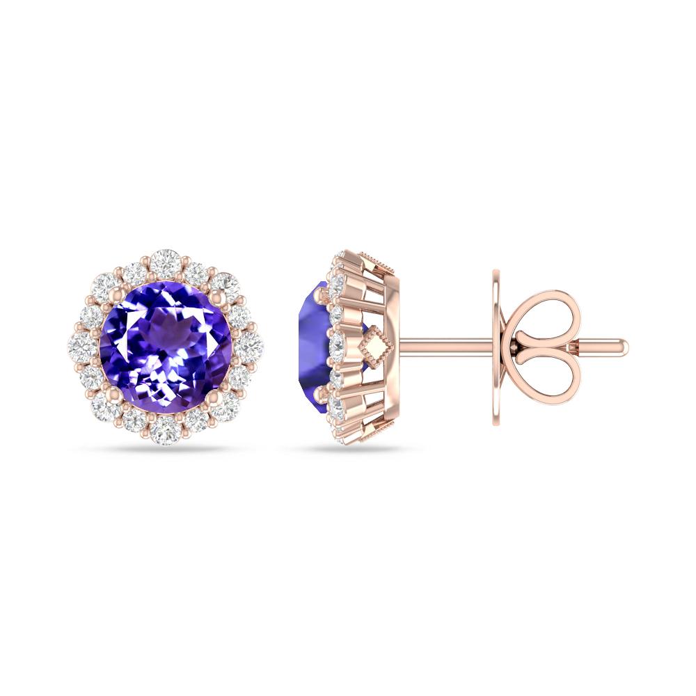 Rose Gold - Tanzanite