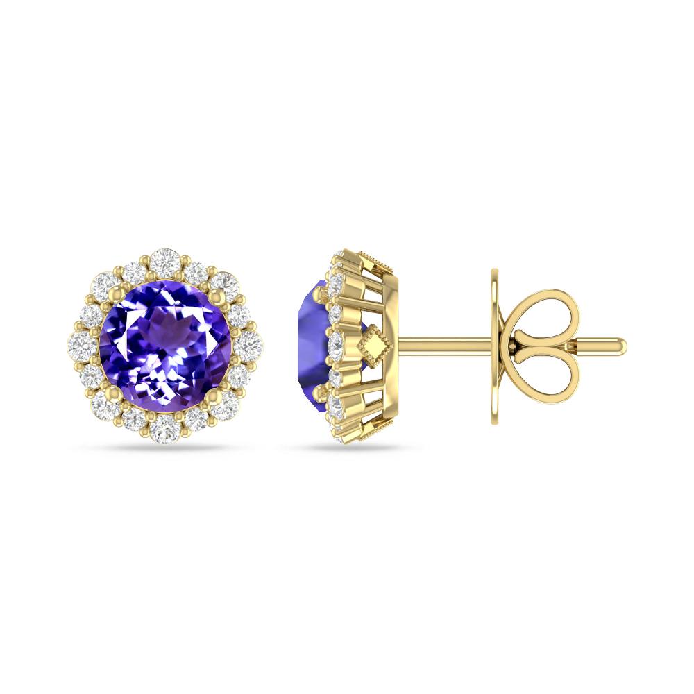 Yellow Gold - Tanzanite