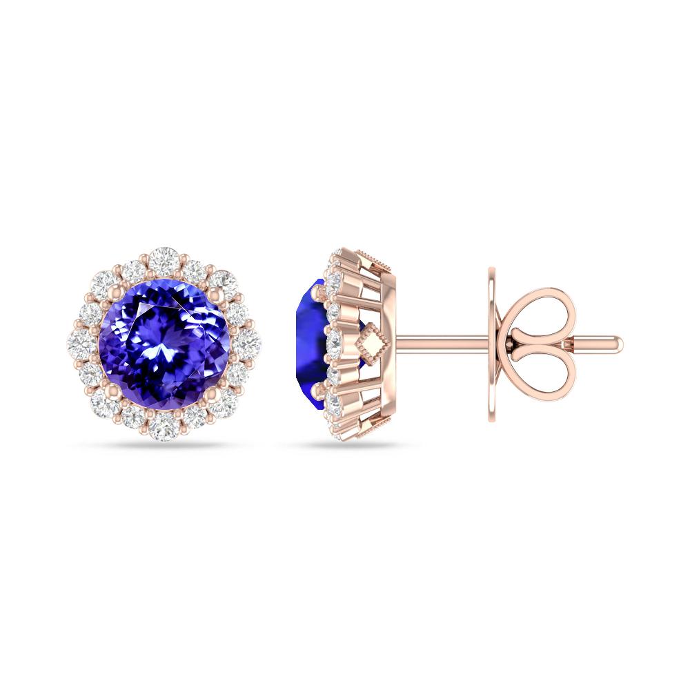 Rose Gold - Tanzanite