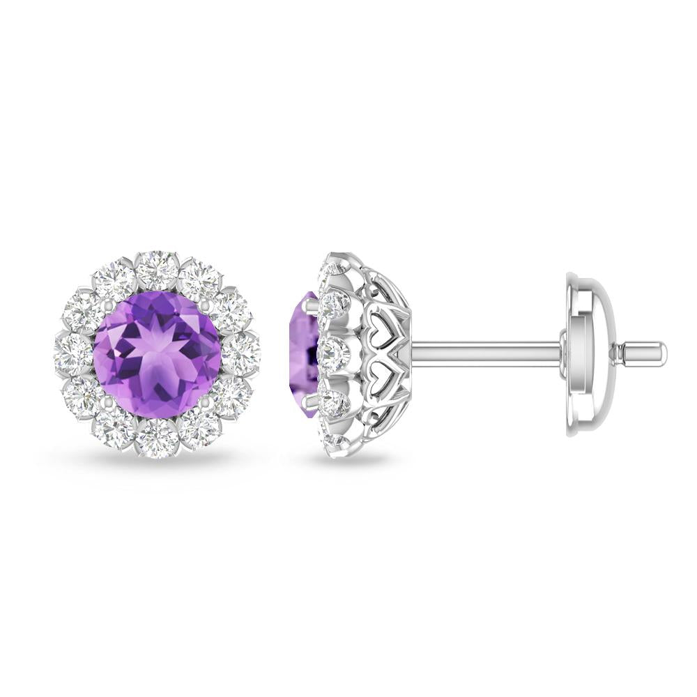 White Gold - Amethyst