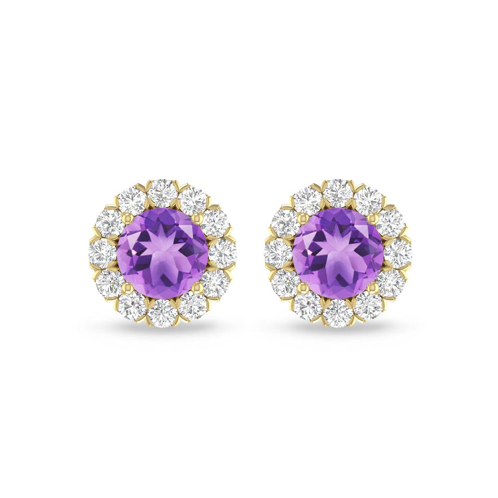 Yellow Gold - Amethyst