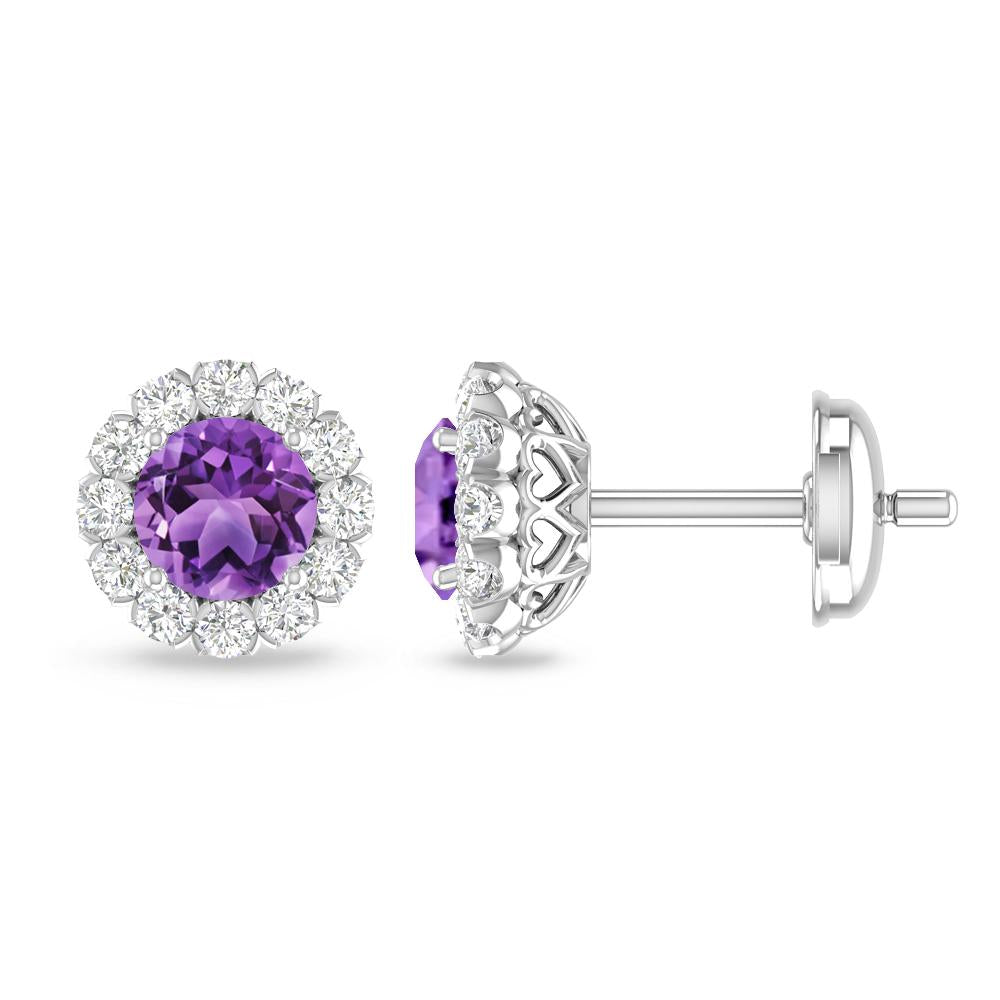White Gold - Amethyst