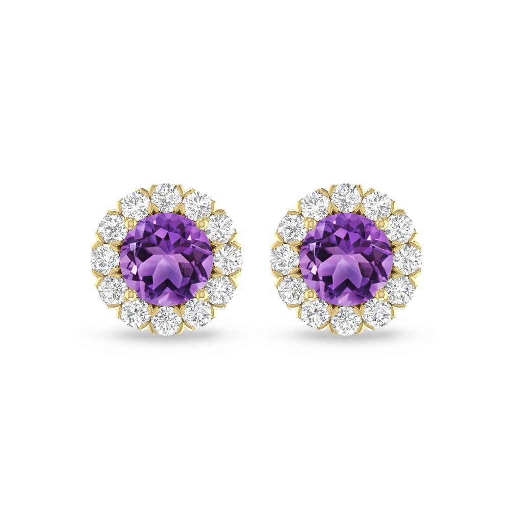 Yellow Gold - Amethyst