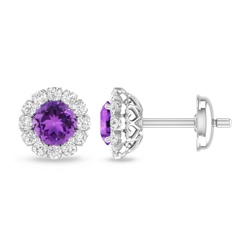 White Gold - Amethyst
