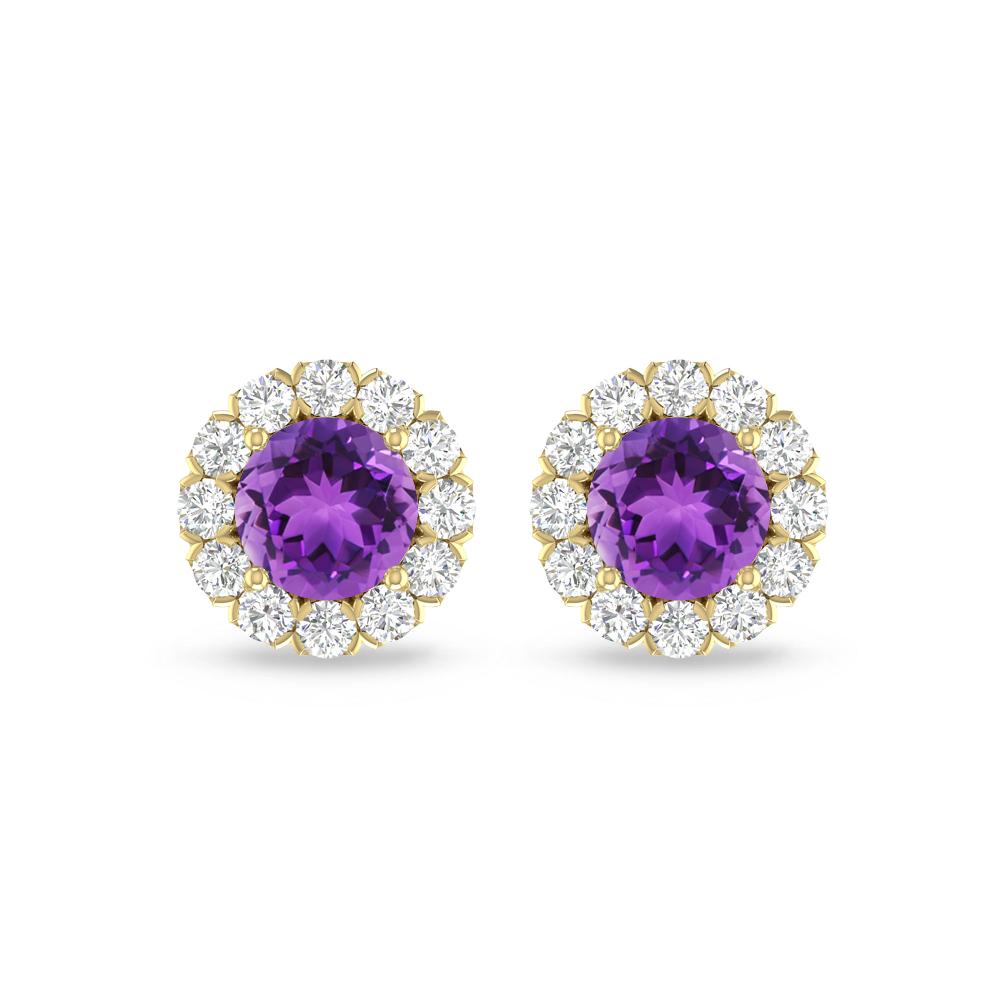 Yellow Gold - Amethyst