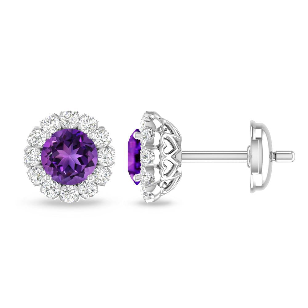 White Gold - Amethyst