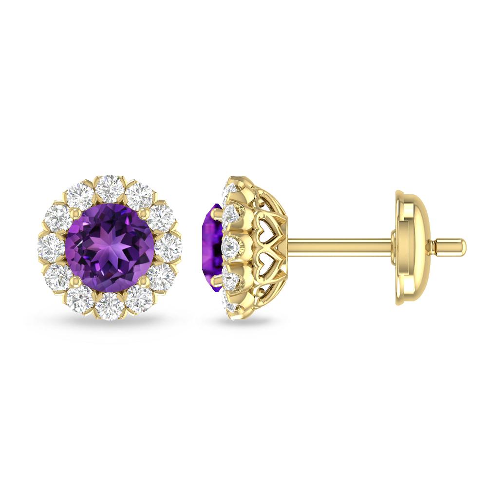 Yellow Gold - Amethyst