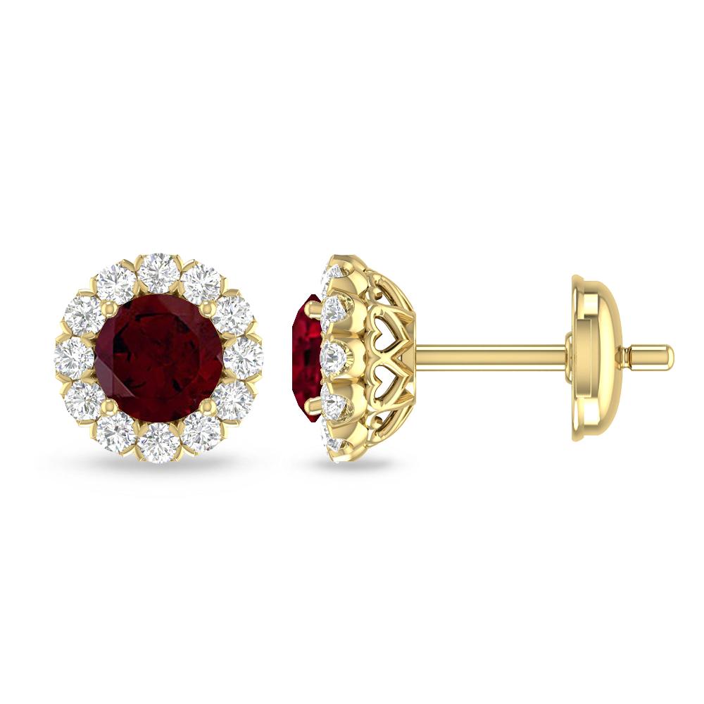 Yellow Gold - Garnet