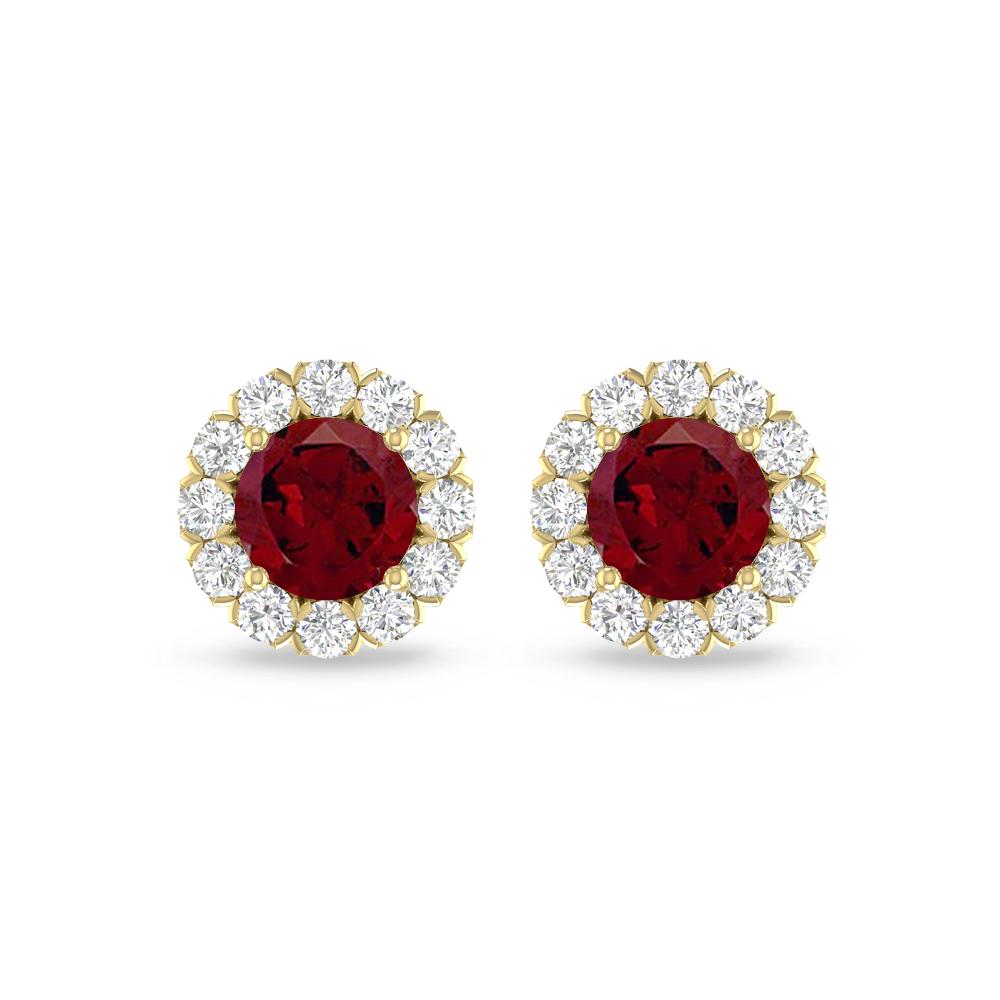 Yellow Gold - Garnet