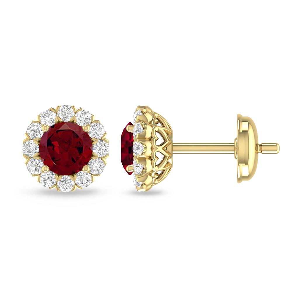 Yellow Gold - Garnet