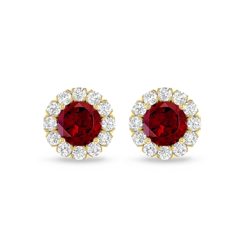 Yellow Gold - Garnet