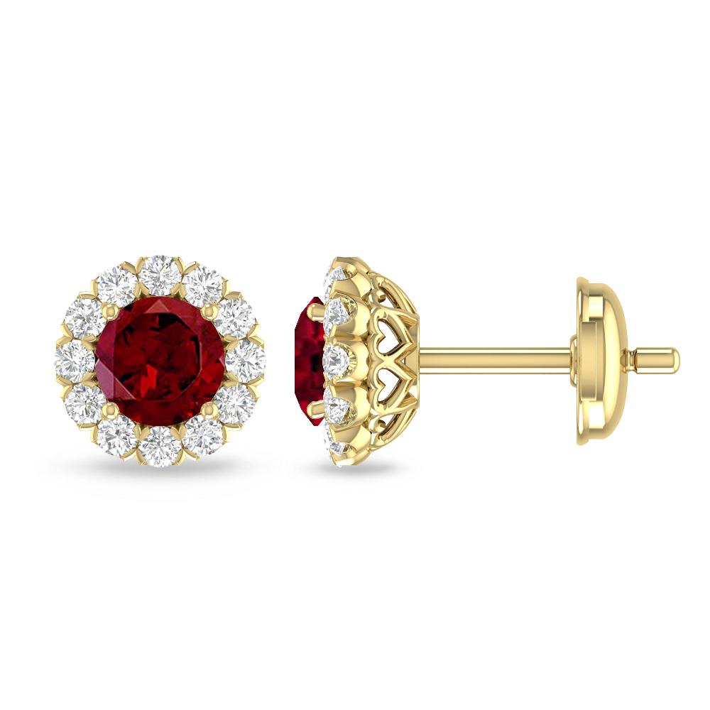 Yellow Gold - Garnet