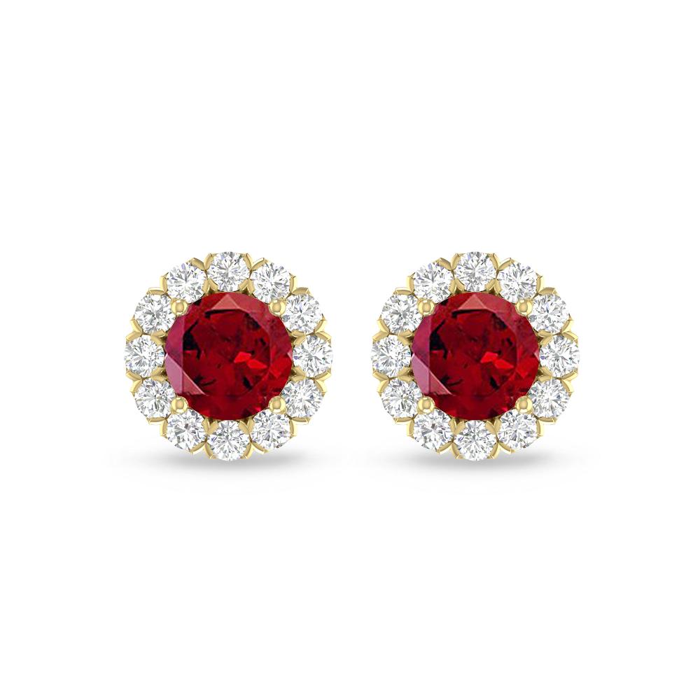 Yellow Gold - Garnet