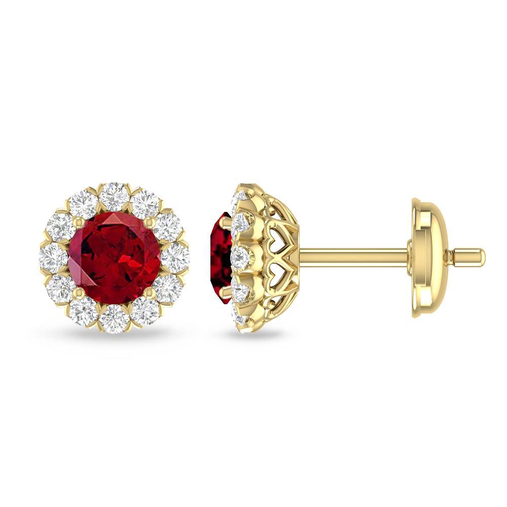 Yellow Gold - Garnet