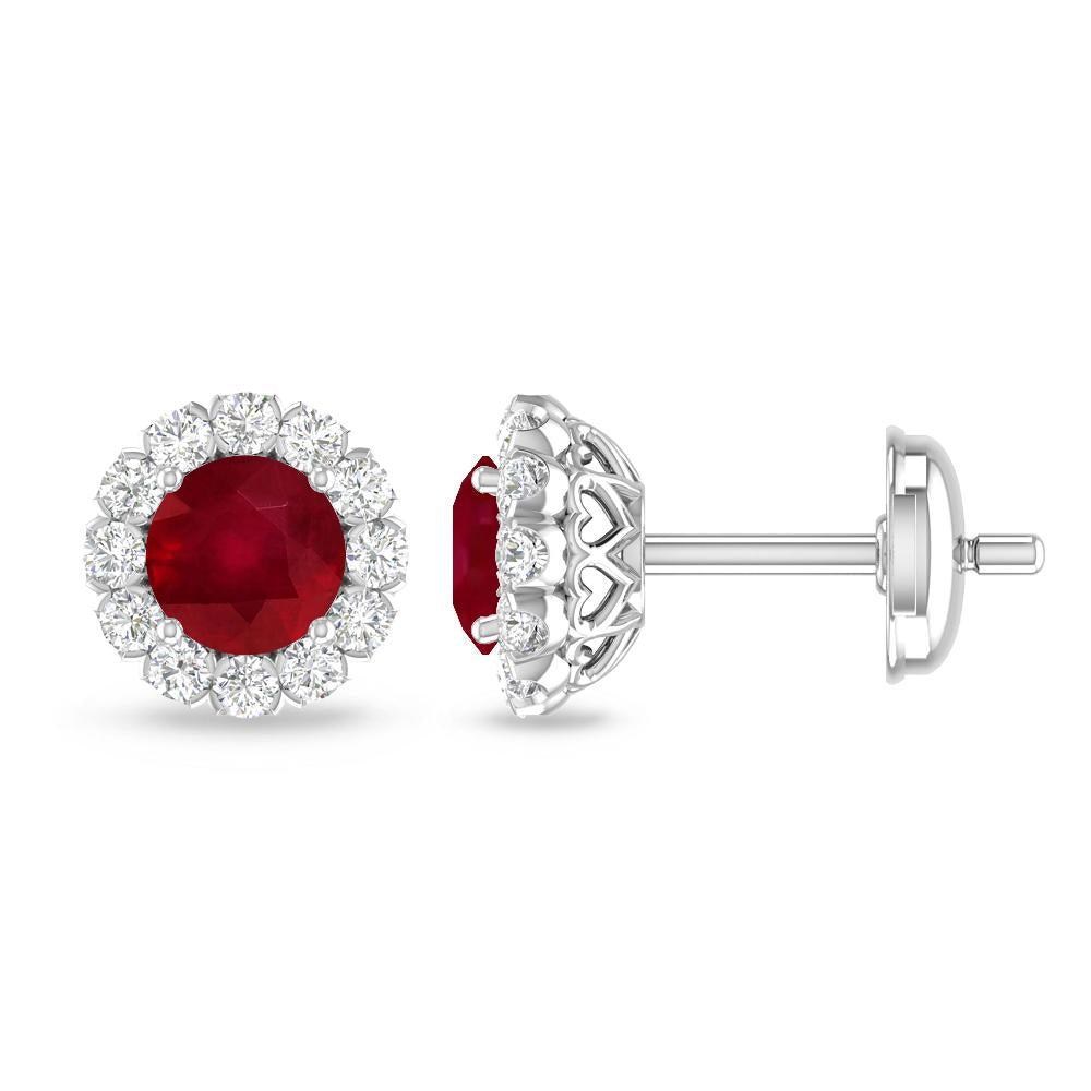 White Gold - Ruby