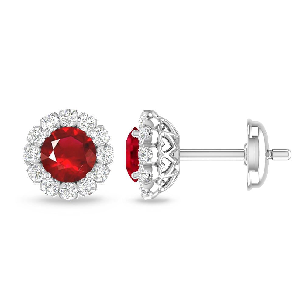 White Gold - Ruby