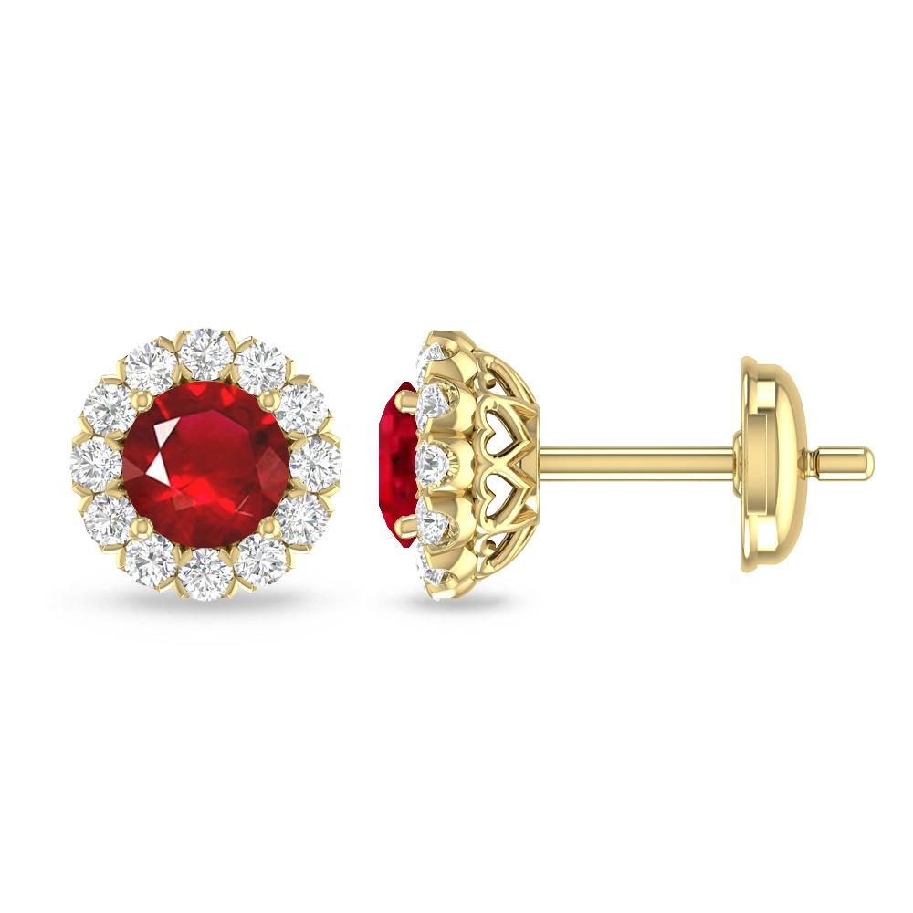 Yellow Gold - Ruby