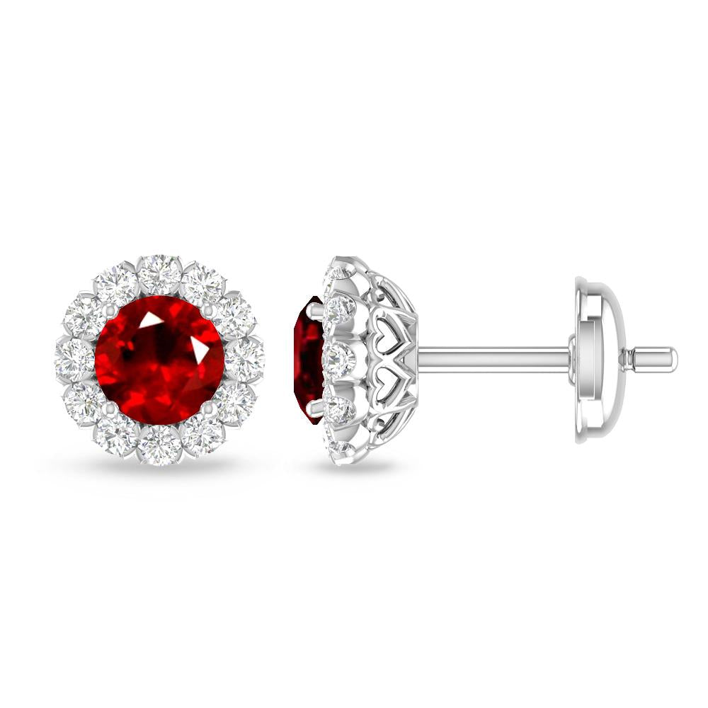White Gold - Ruby