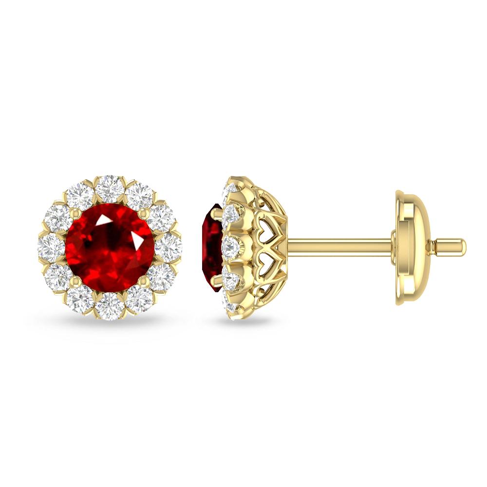 Yellow Gold - Ruby