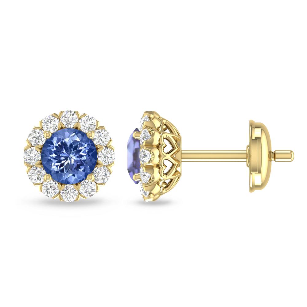 Yellow Gold - Tanzanite