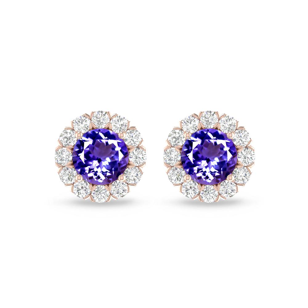 Rose Gold - Tanzanite