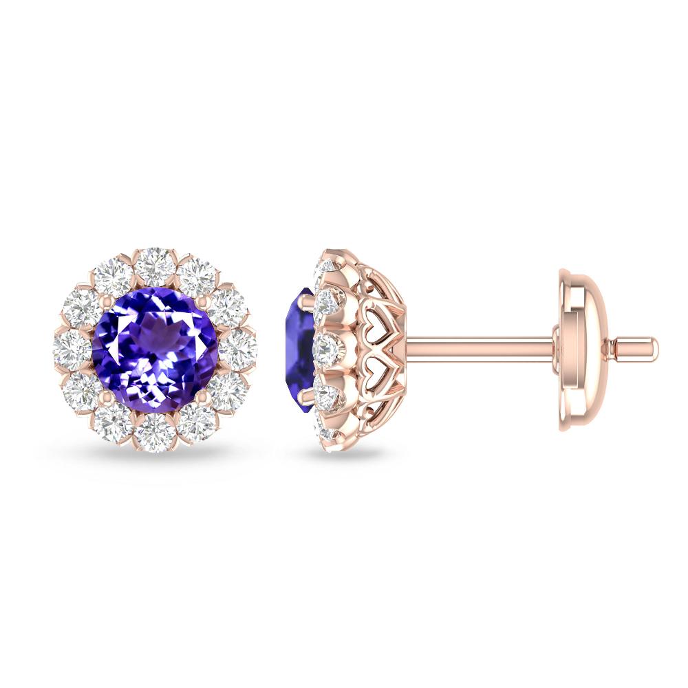 Rose Gold - Tanzanite