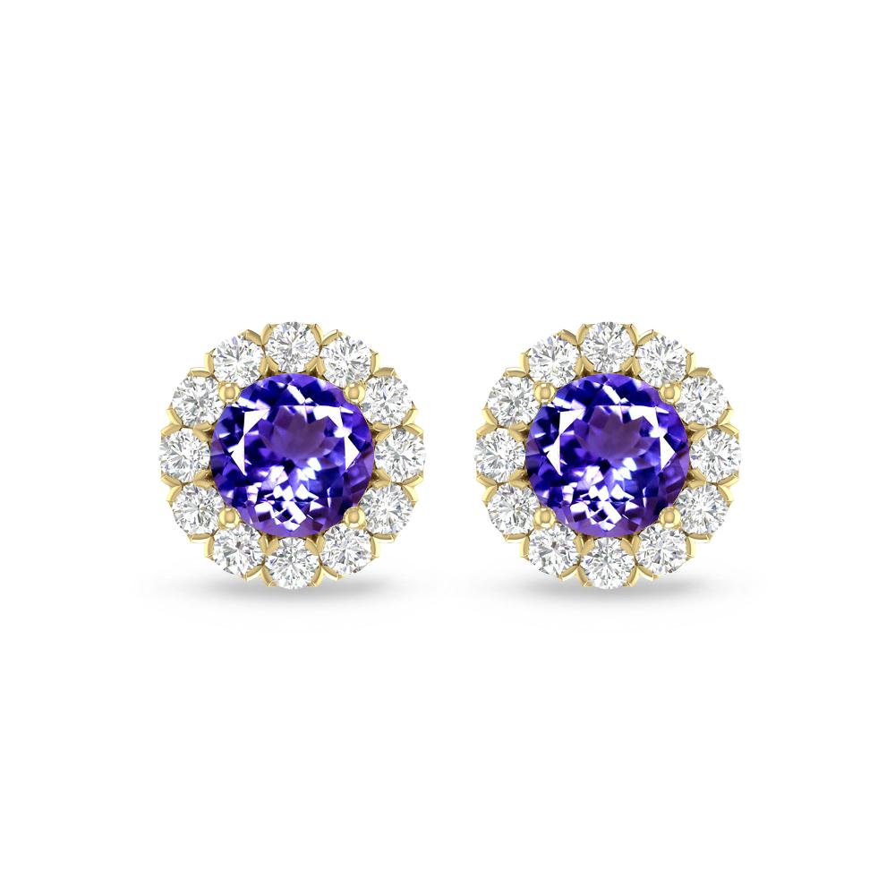 Yellow Gold - Tanzanite