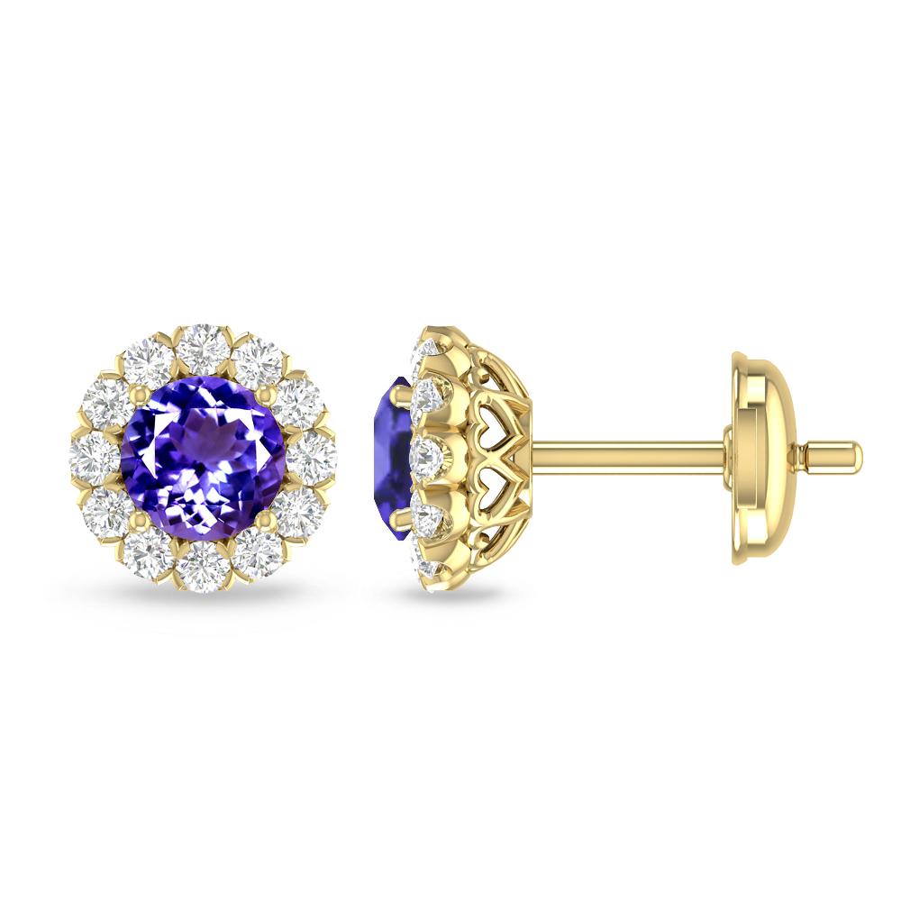 Yellow Gold - Tanzanite