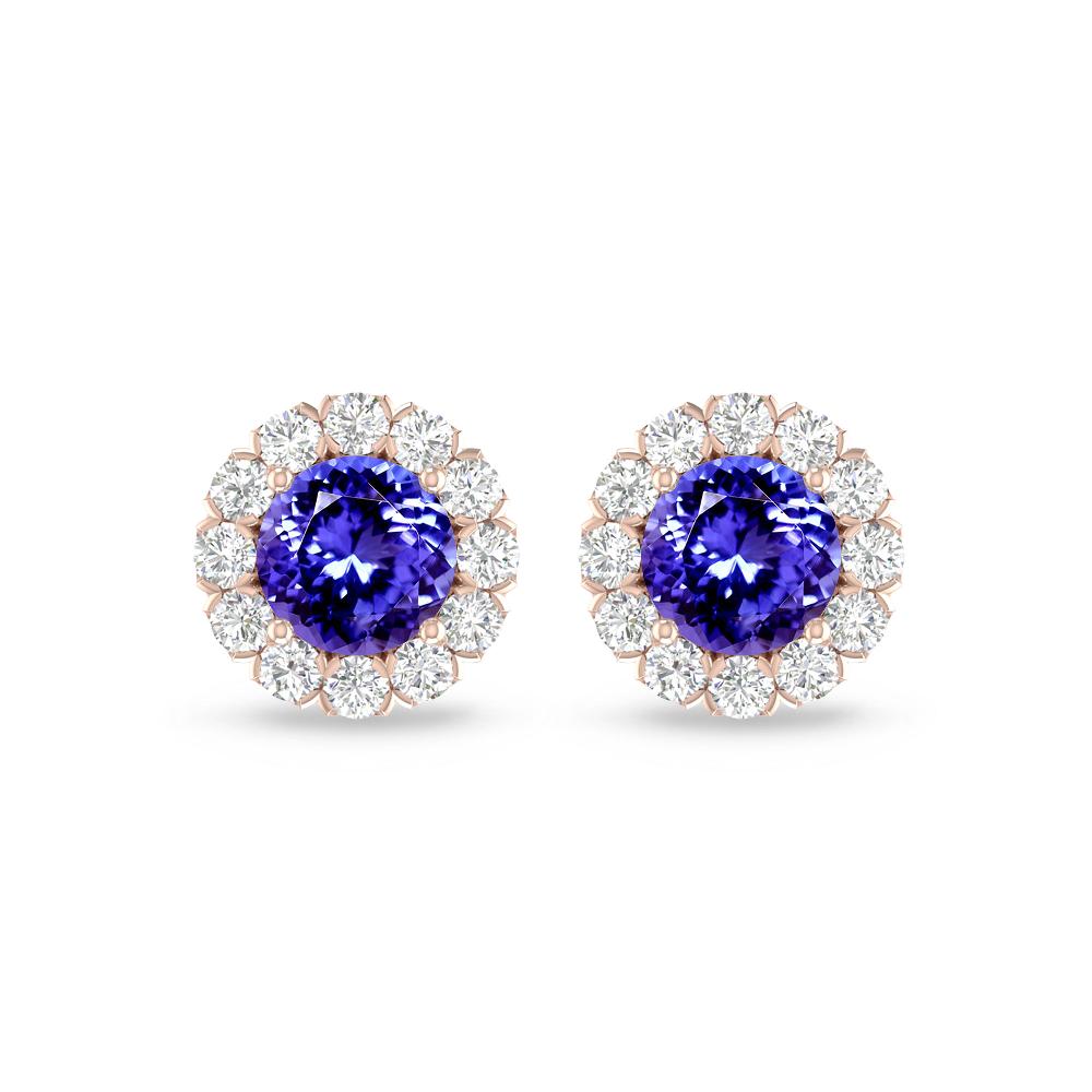Rose Gold - Tanzanite