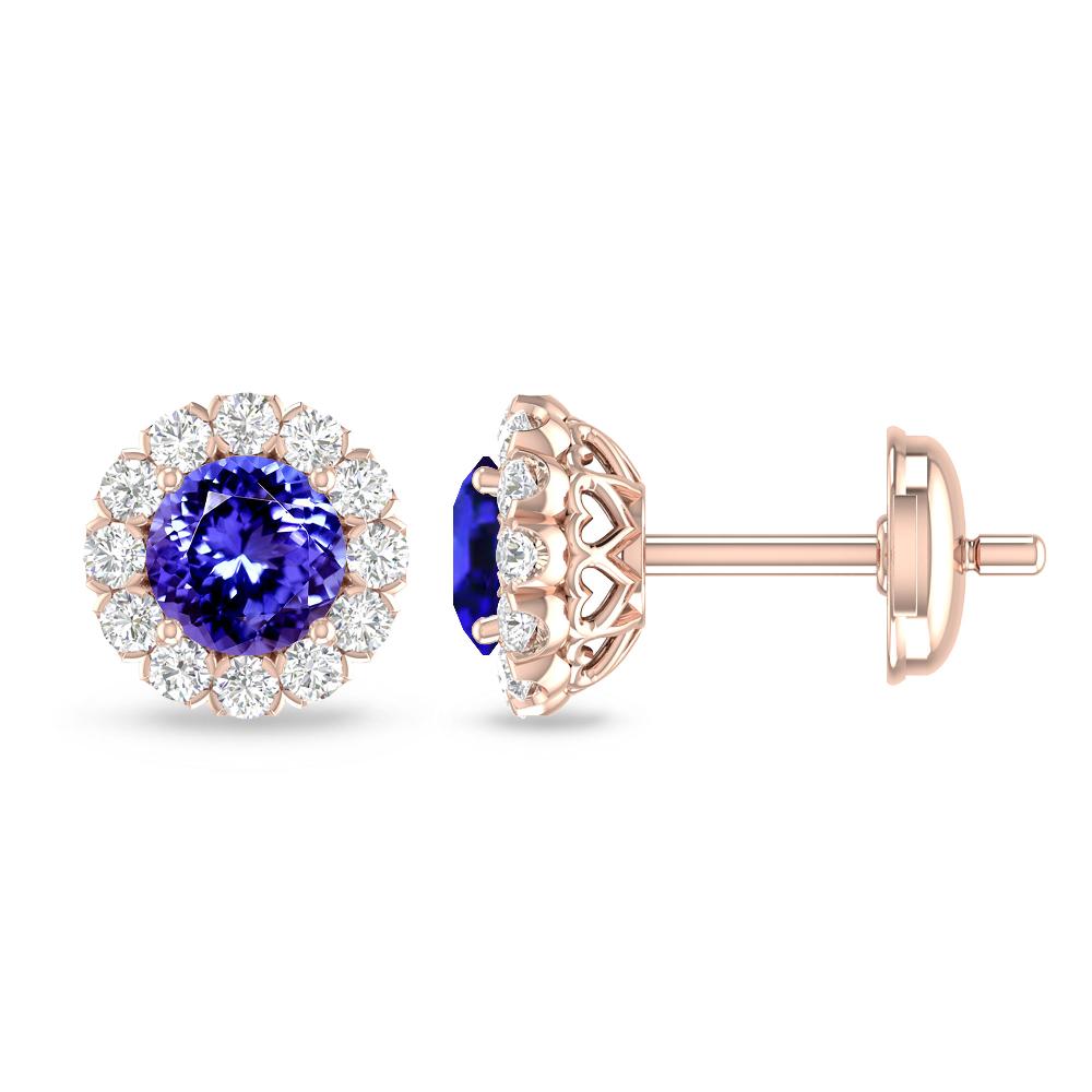 Rose Gold - Tanzanite