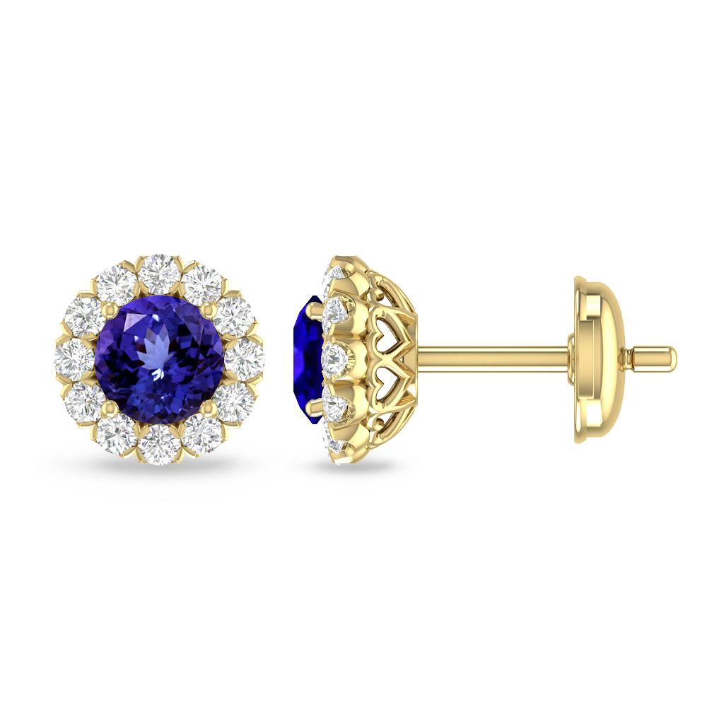 Yellow Gold - Tanzanite