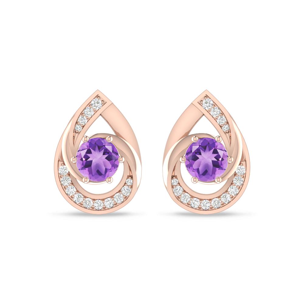 Rose Gold - Amethyst