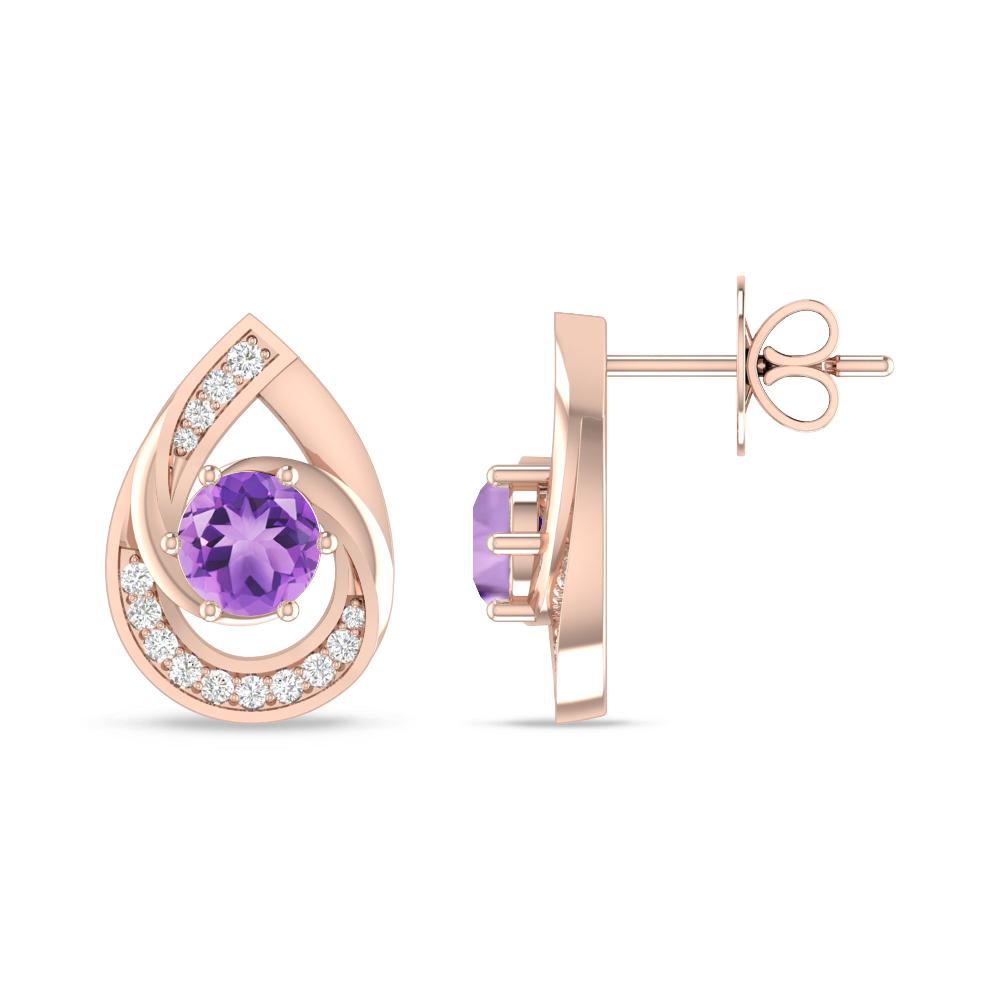 Rose Gold - Amethyst