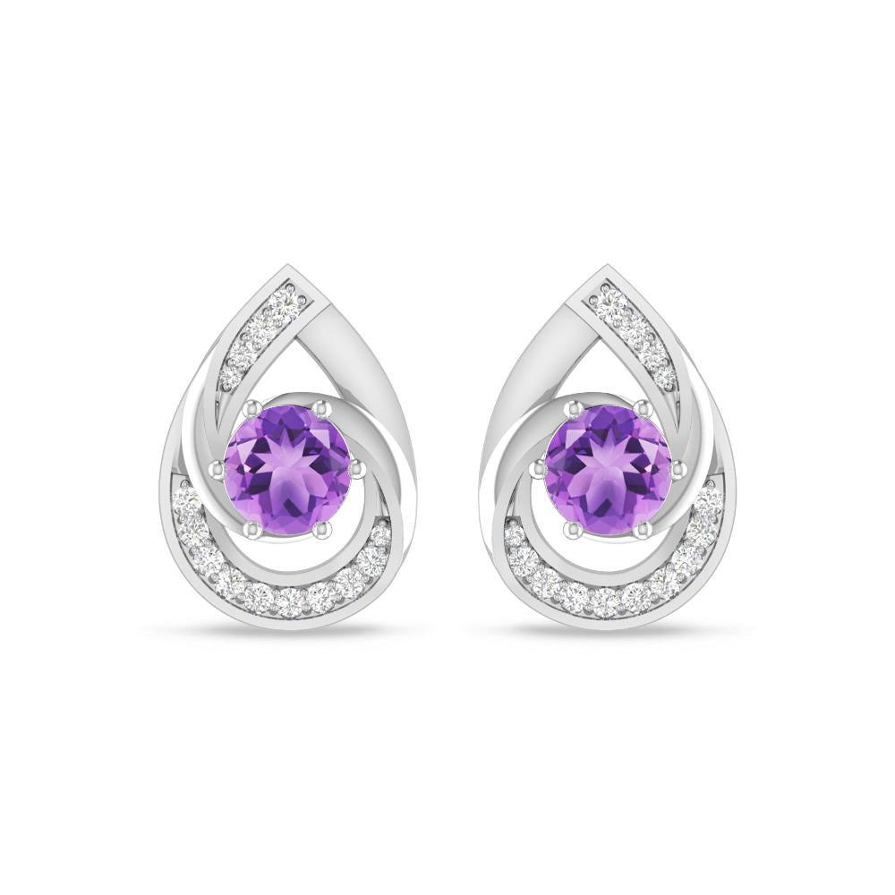 White Gold - Amethyst