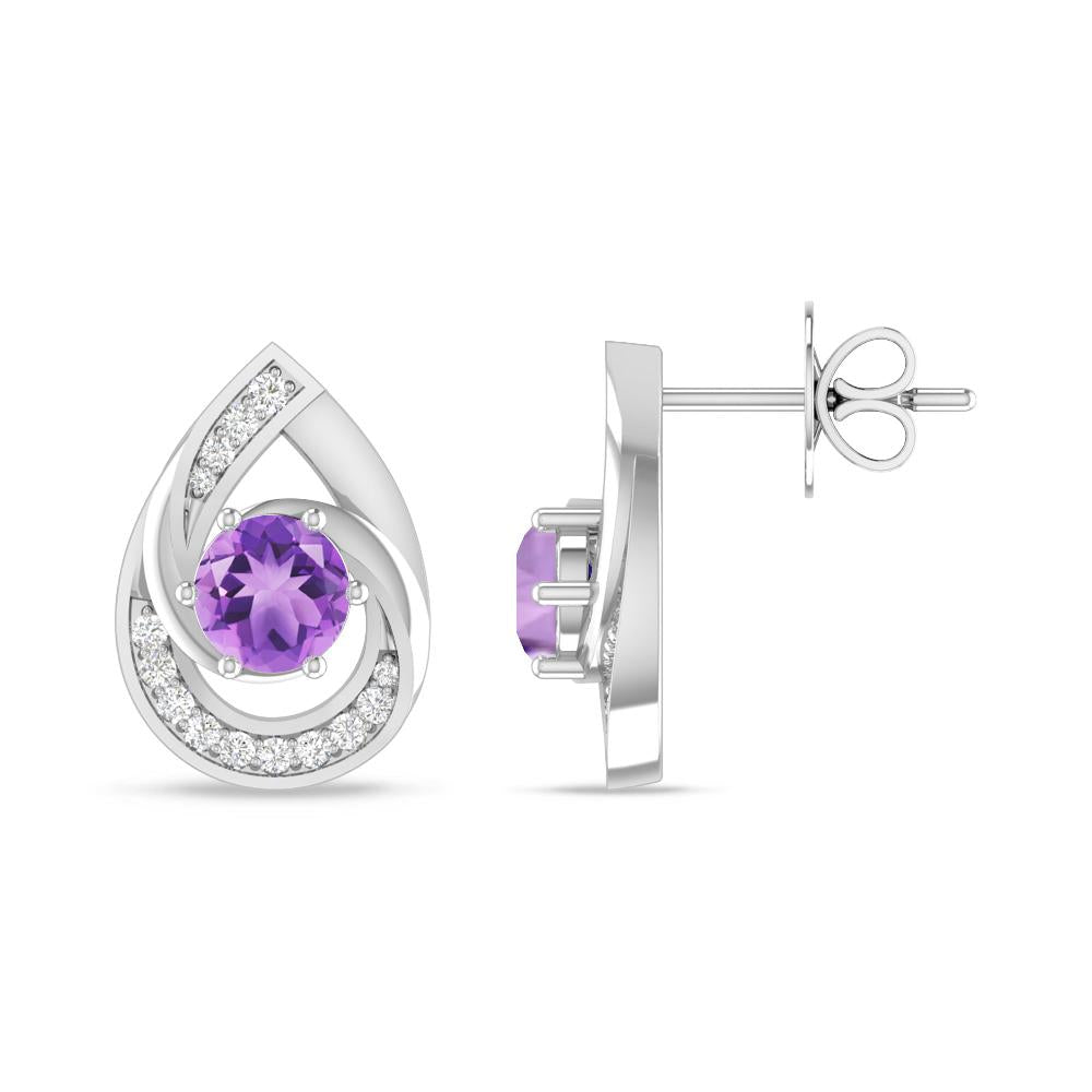 White Gold - Amethyst