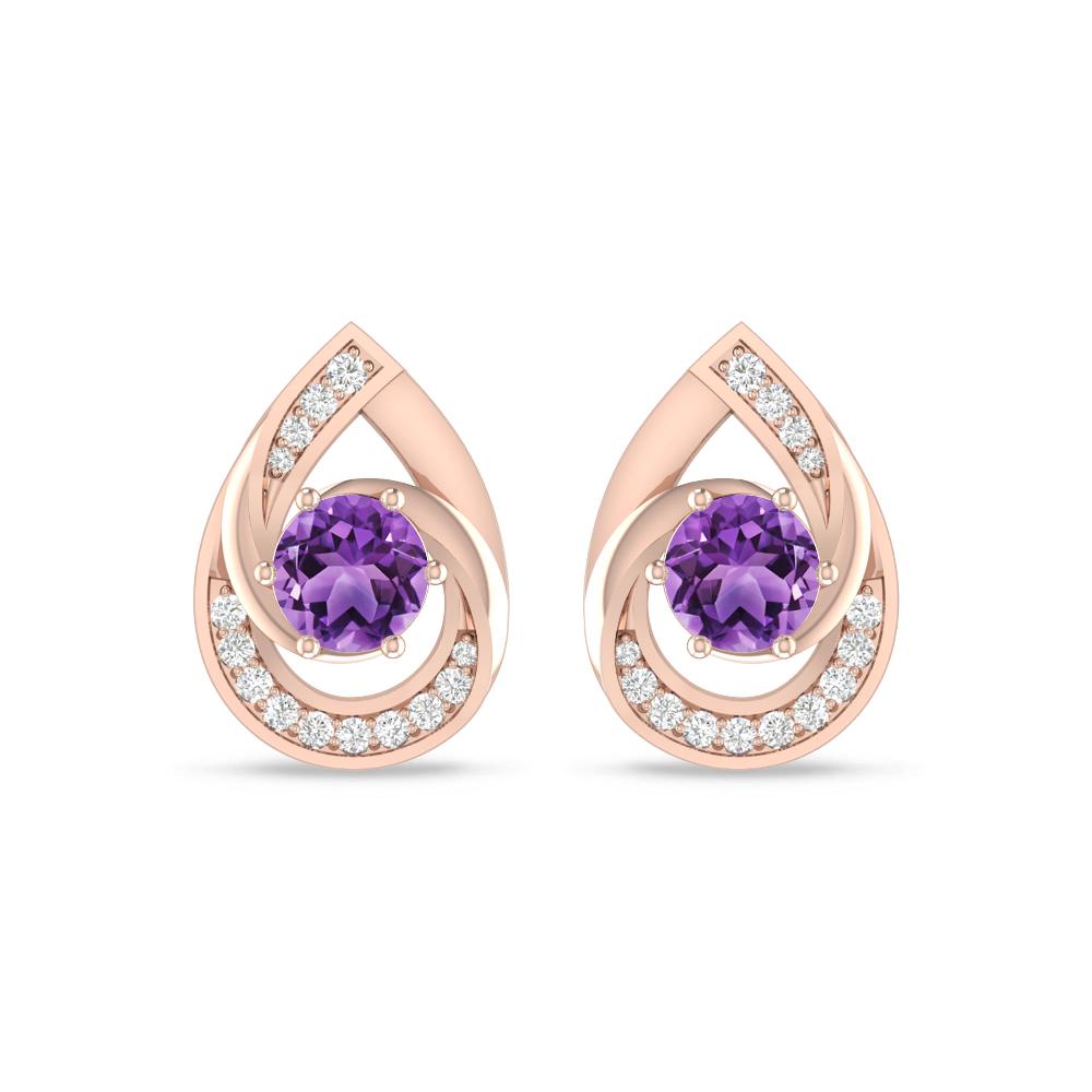 Rose Gold - Amethyst