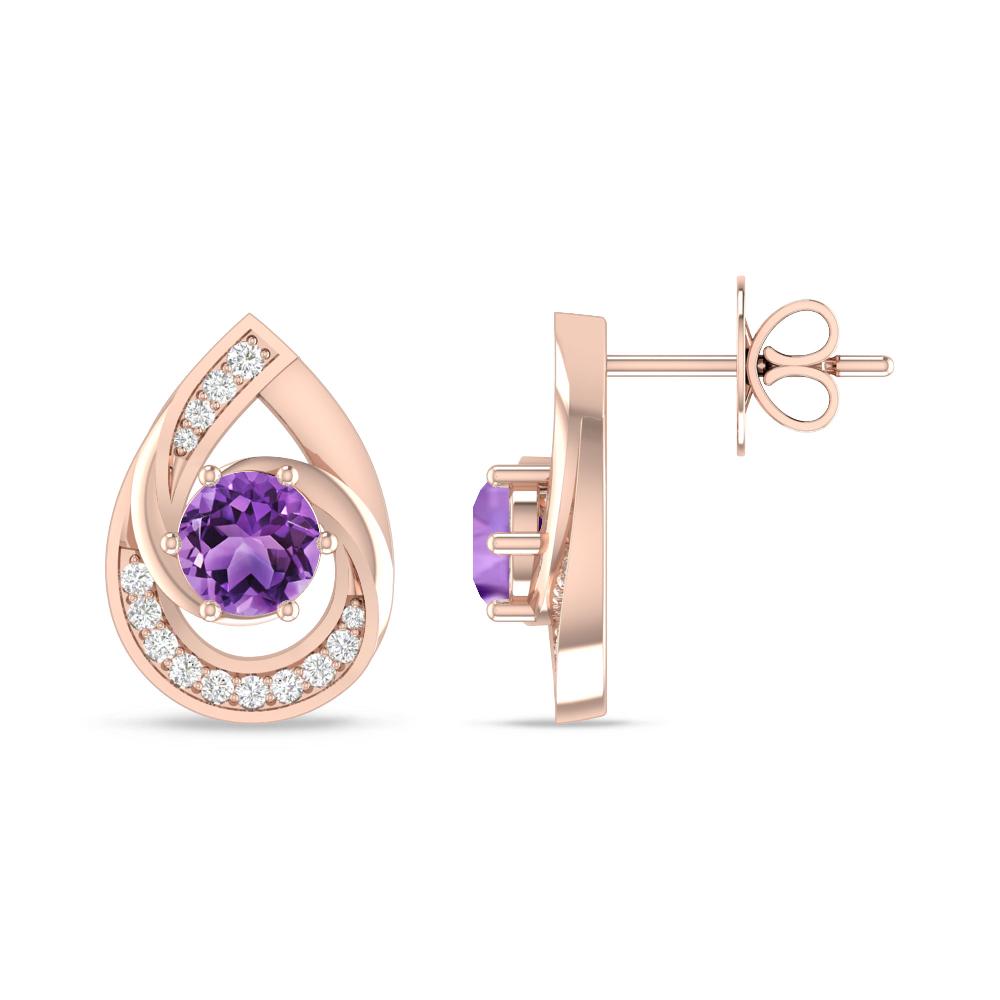 Rose Gold - Amethyst