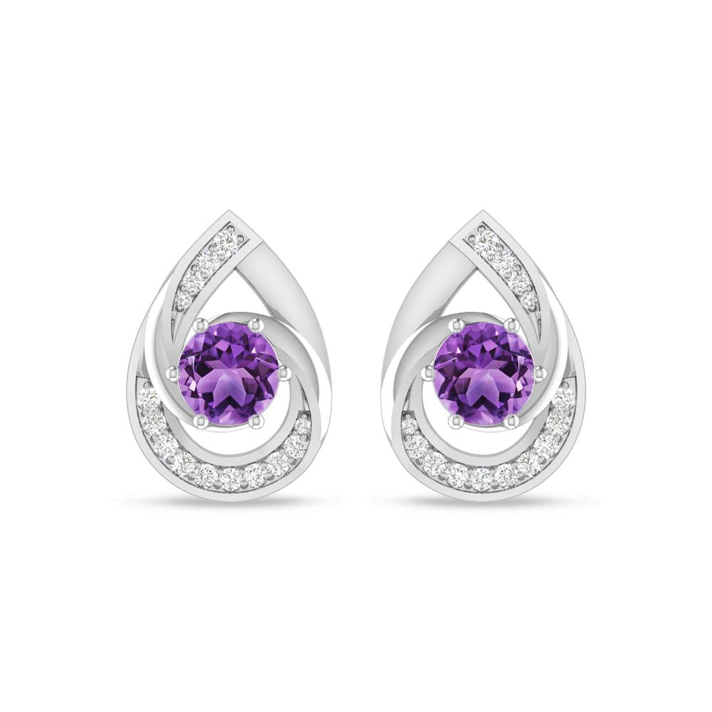 White Gold - Amethyst
