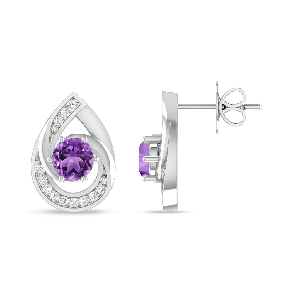 White Gold - Amethyst