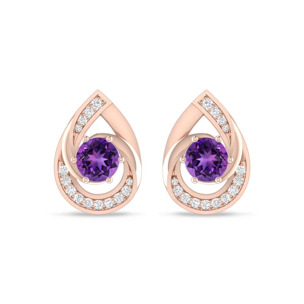 Rose Gold - Amethyst