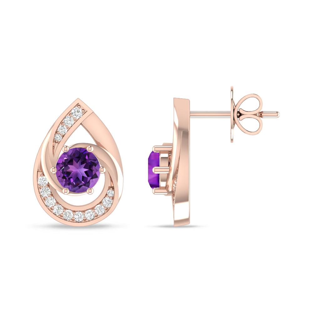 Rose Gold - Amethyst