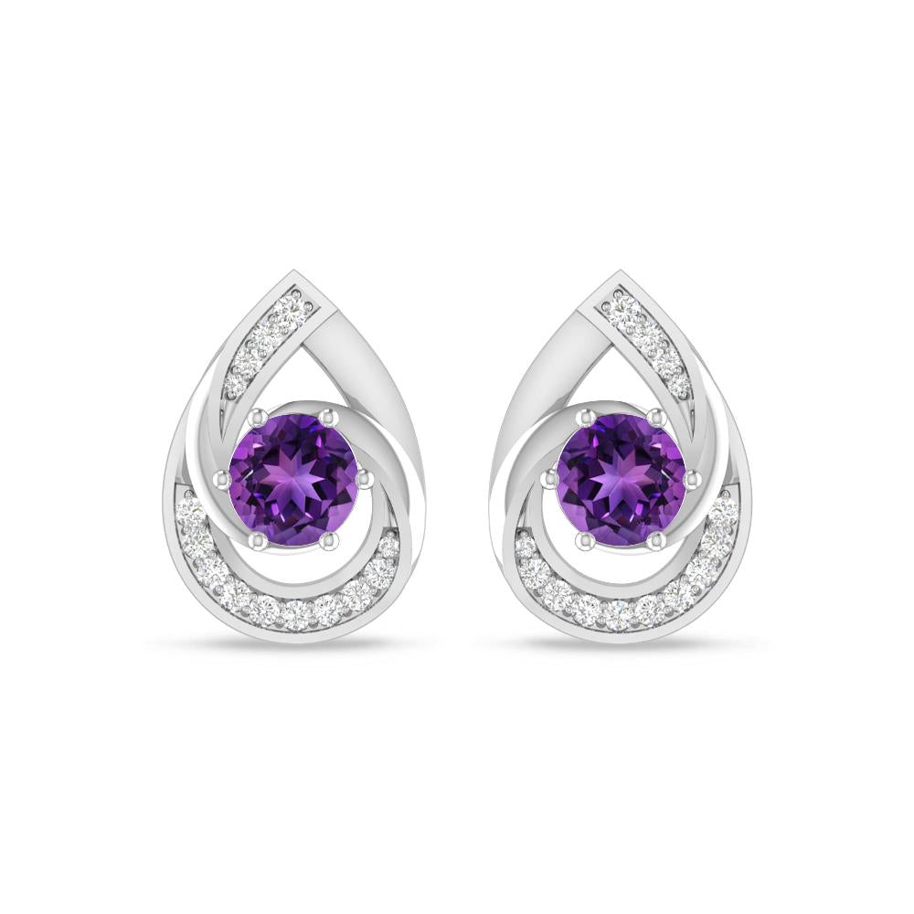 White Gold - Amethyst