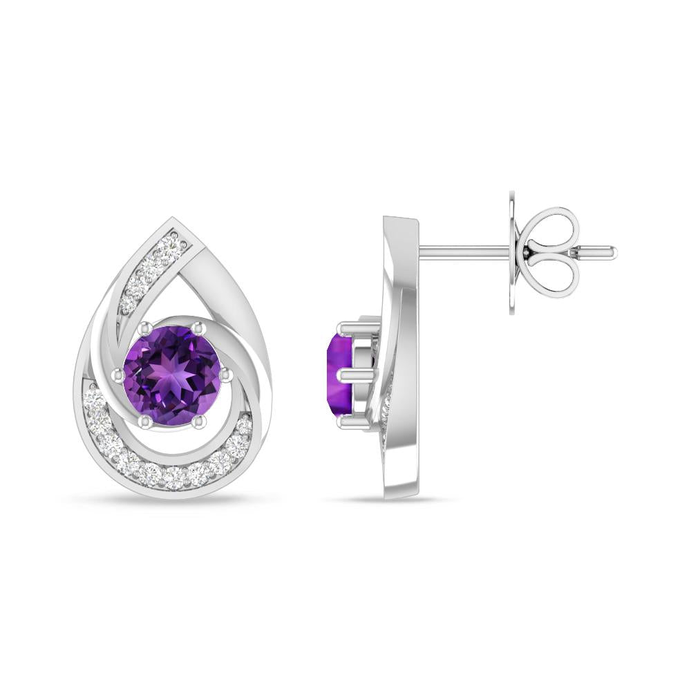 White Gold - Amethyst