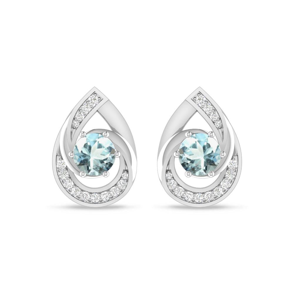 White Gold - Aquamarine
