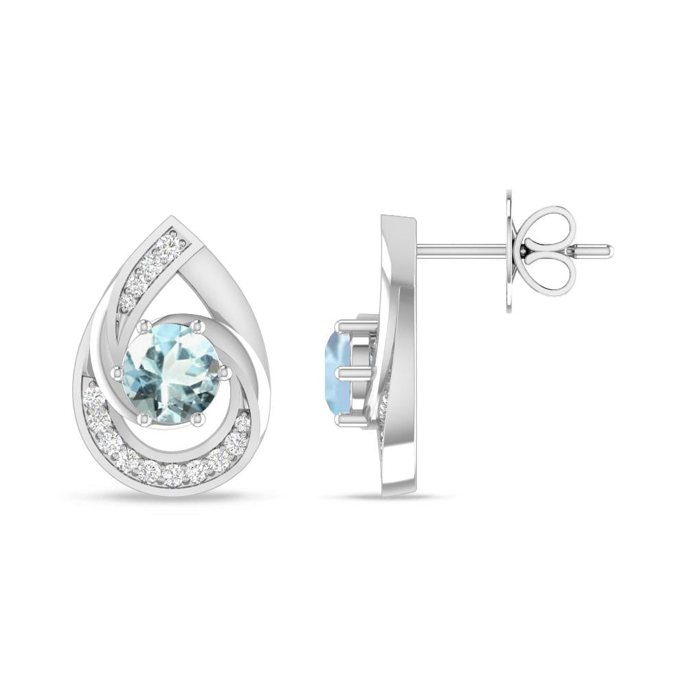 White Gold - Aquamarine