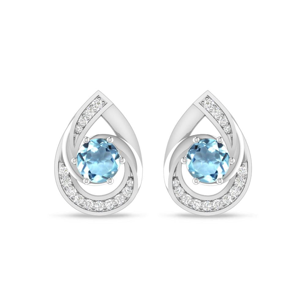 White Gold - Aquamarine