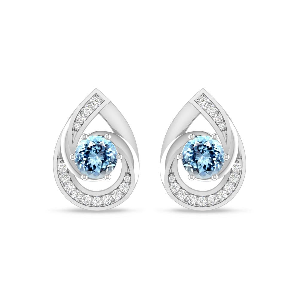White Gold - Aquamarine