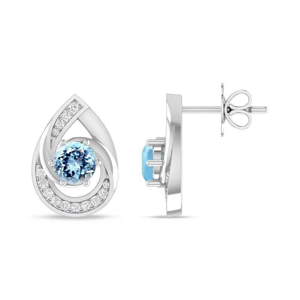 White Gold - Aquamarine