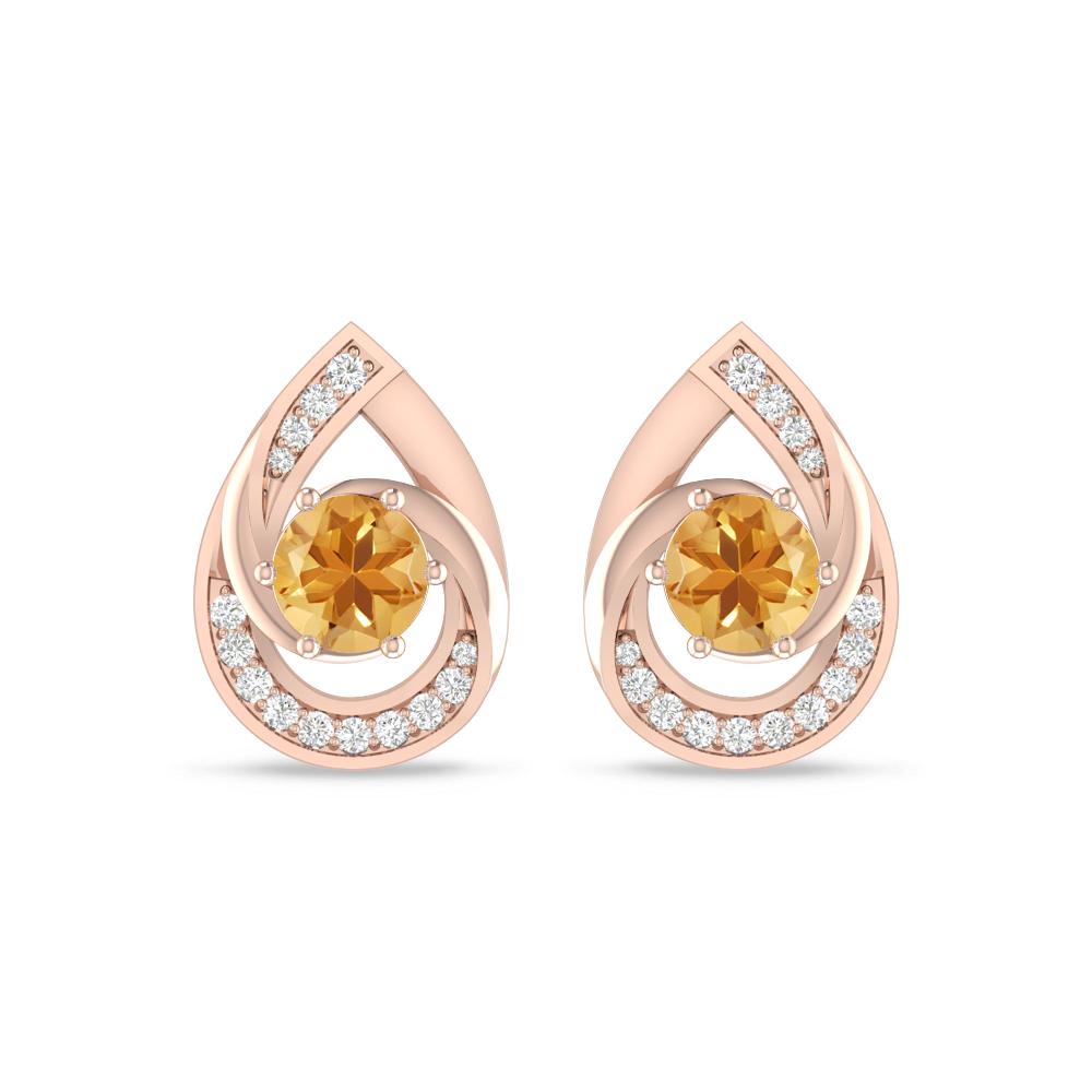 Rose Gold - Citrine