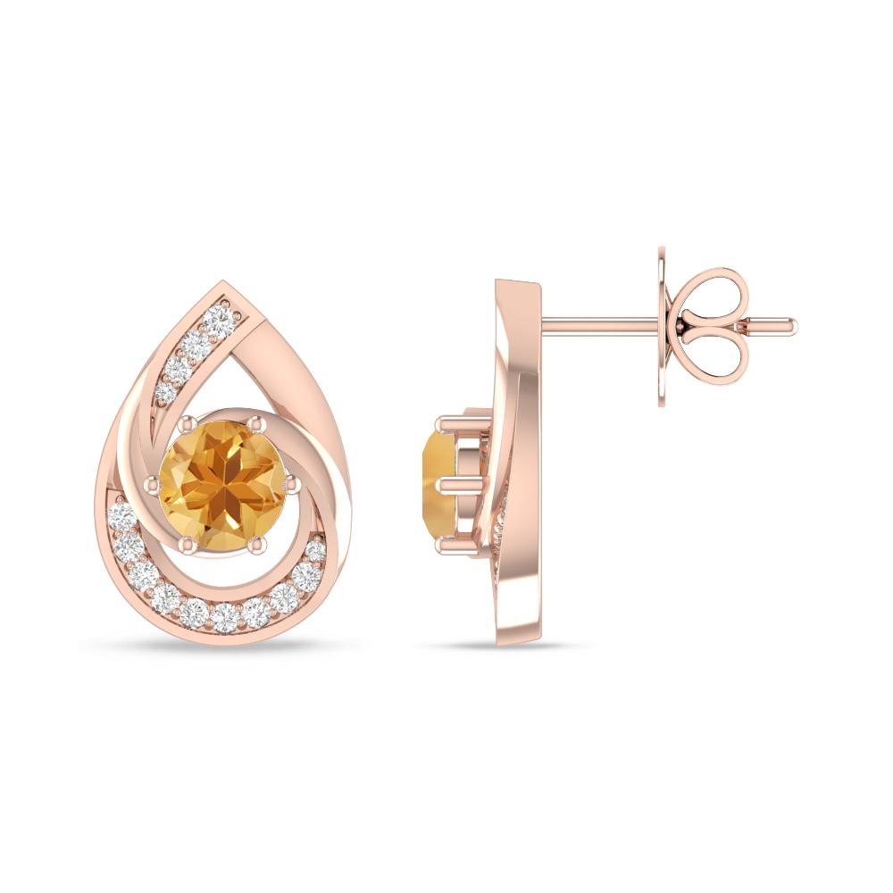 Rose Gold - Citrine